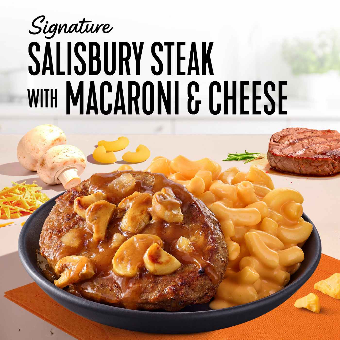 Lean Cuisine 21g Protein Salisbury Steak Frozen Meal; image 5 of 7