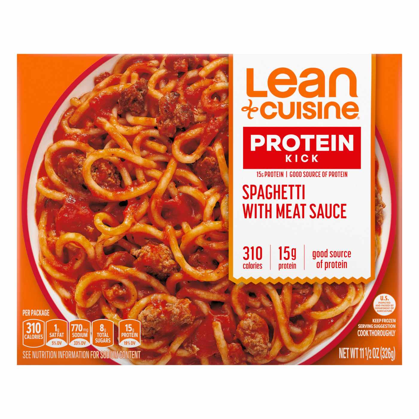 Lean Cuisine 15g Protein Spaghetti & Meat Sauce Frozen Meal; image 1 of 6