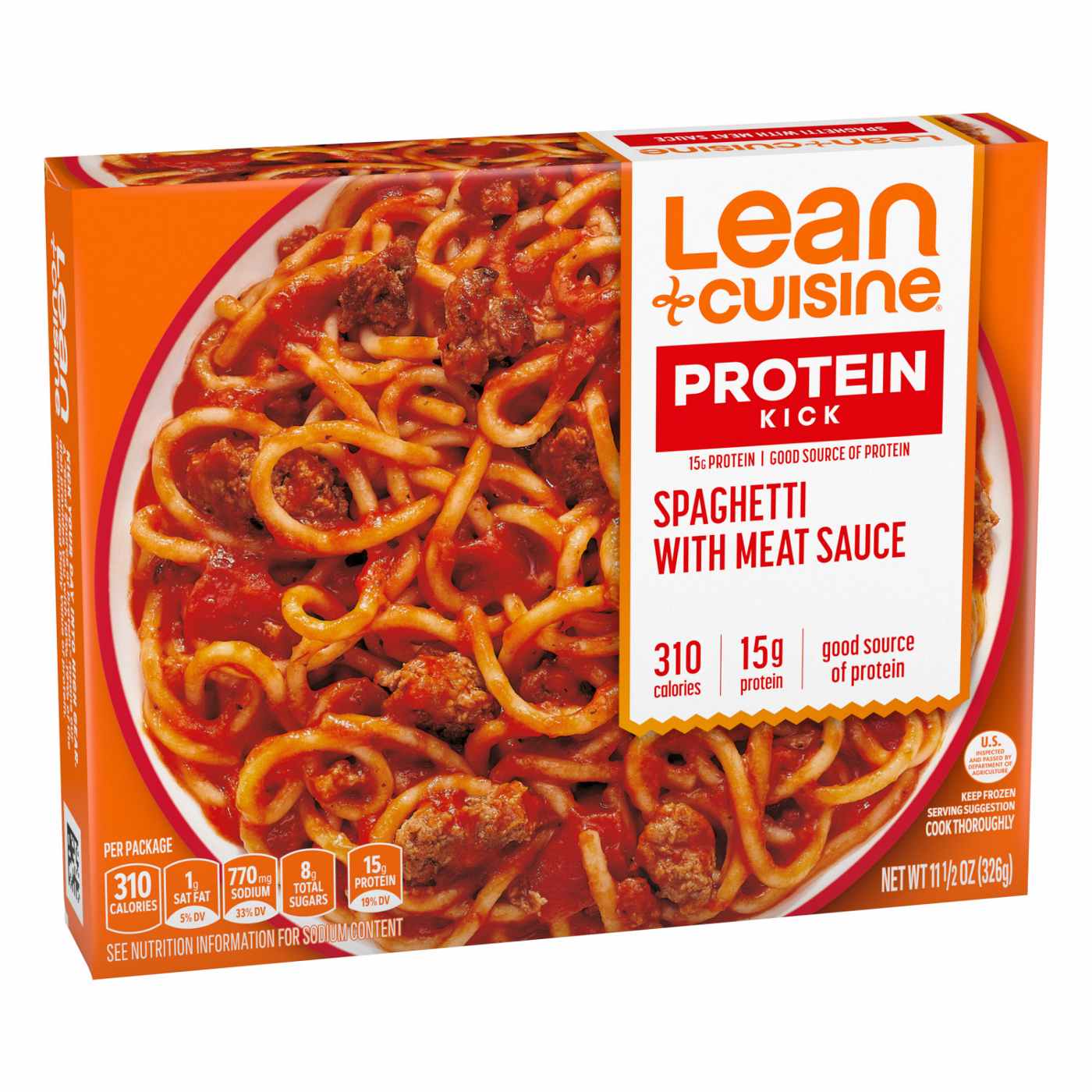 Lean Cuisine 15g Protein Spaghetti & Meat Sauce Frozen Meal; image 6 of 6