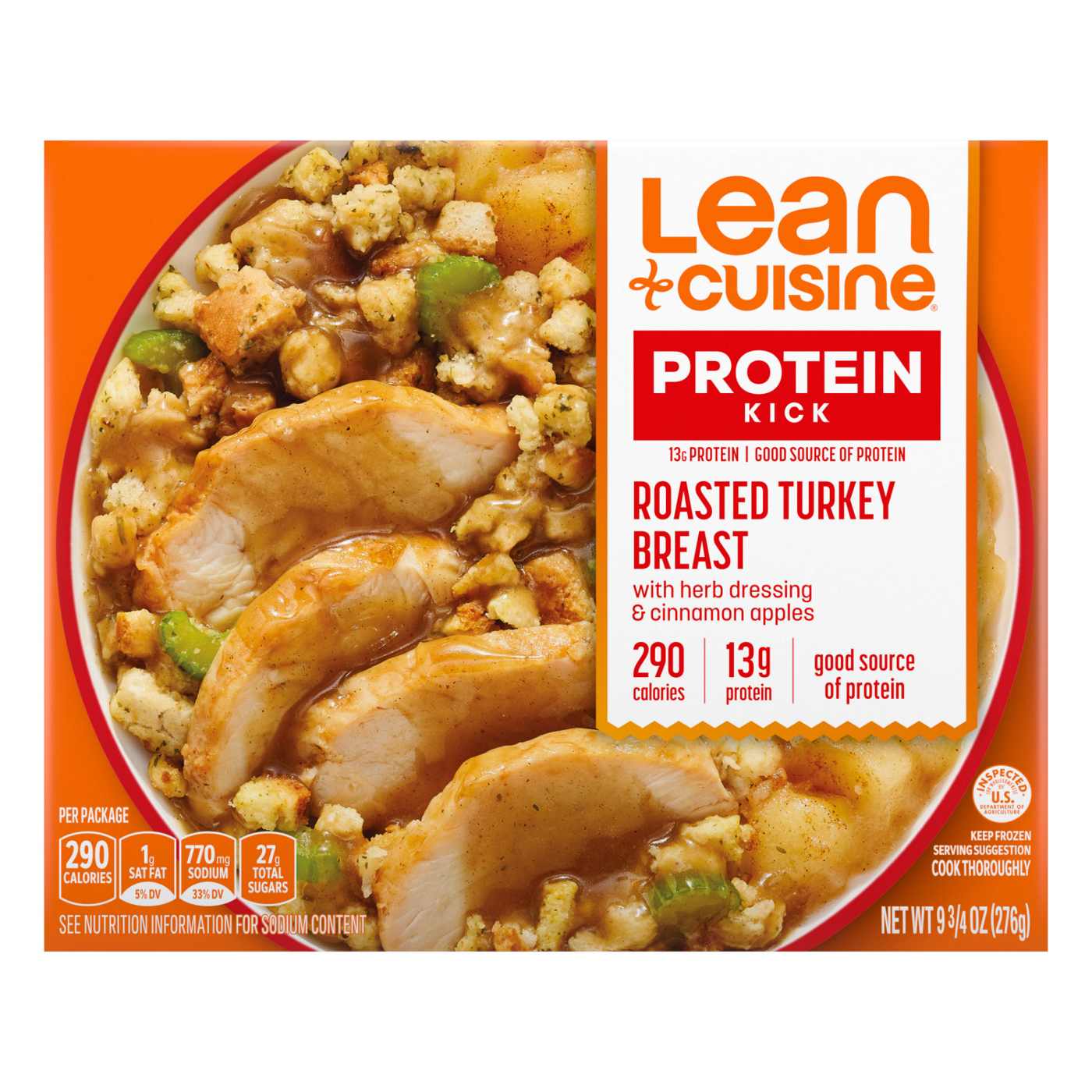 Lean Cuisine 13g Protein Roasted Turkey Breast Frozen Meal; image 1 of 7