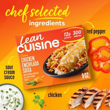 Lean Cuisine 12g Protein Chicken Enchilada Suiza Frozen Meal