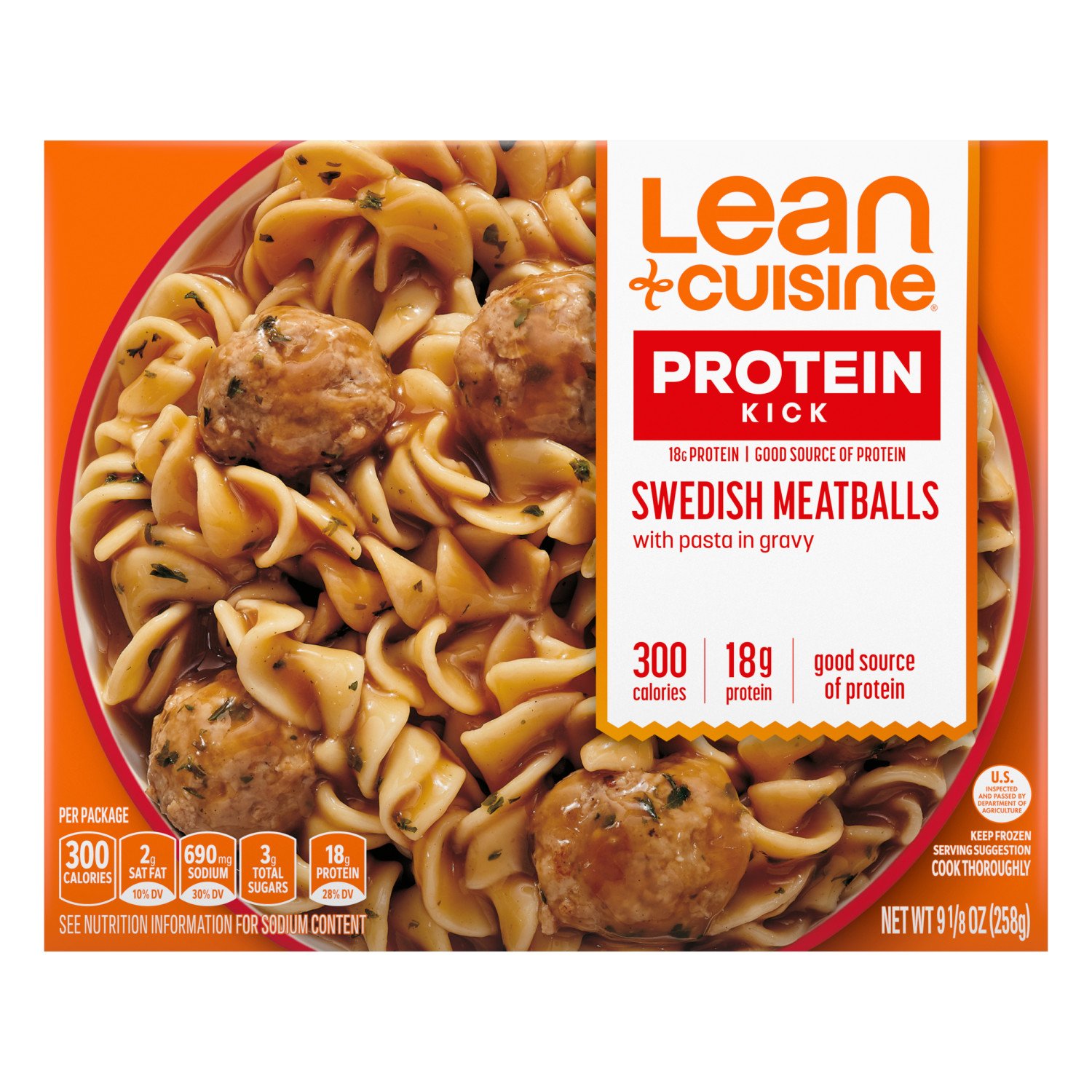Lean Cuisine 18g Protein Swedish Meatballs Frozen Meal Shop Entrees