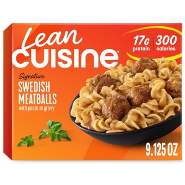 Lean Cuisine 17g Protein Swedish Meatballs Frozen Meal