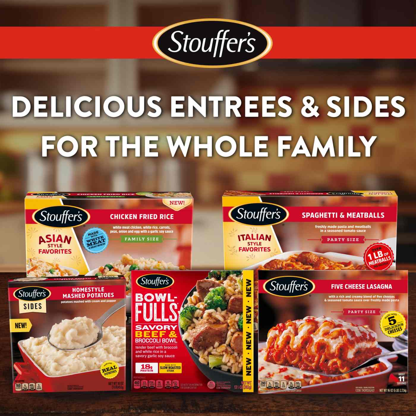 Stouffer's Frozen 5 Cheese Lasagna - Party-Size; image 5 of 7