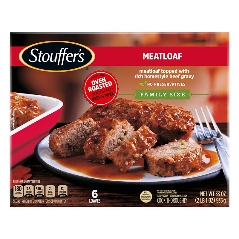 Stouffer S Classics Meatloaf Family Size Shop Entrees Sides At H E B