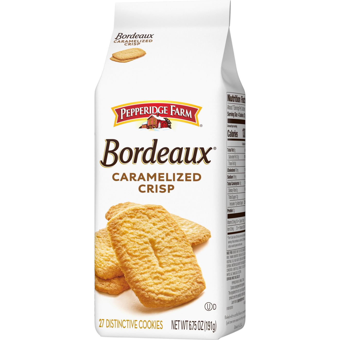 Pepperidge Farm Bordeaux Caramelized Crisp Cookies; image 6 of 9