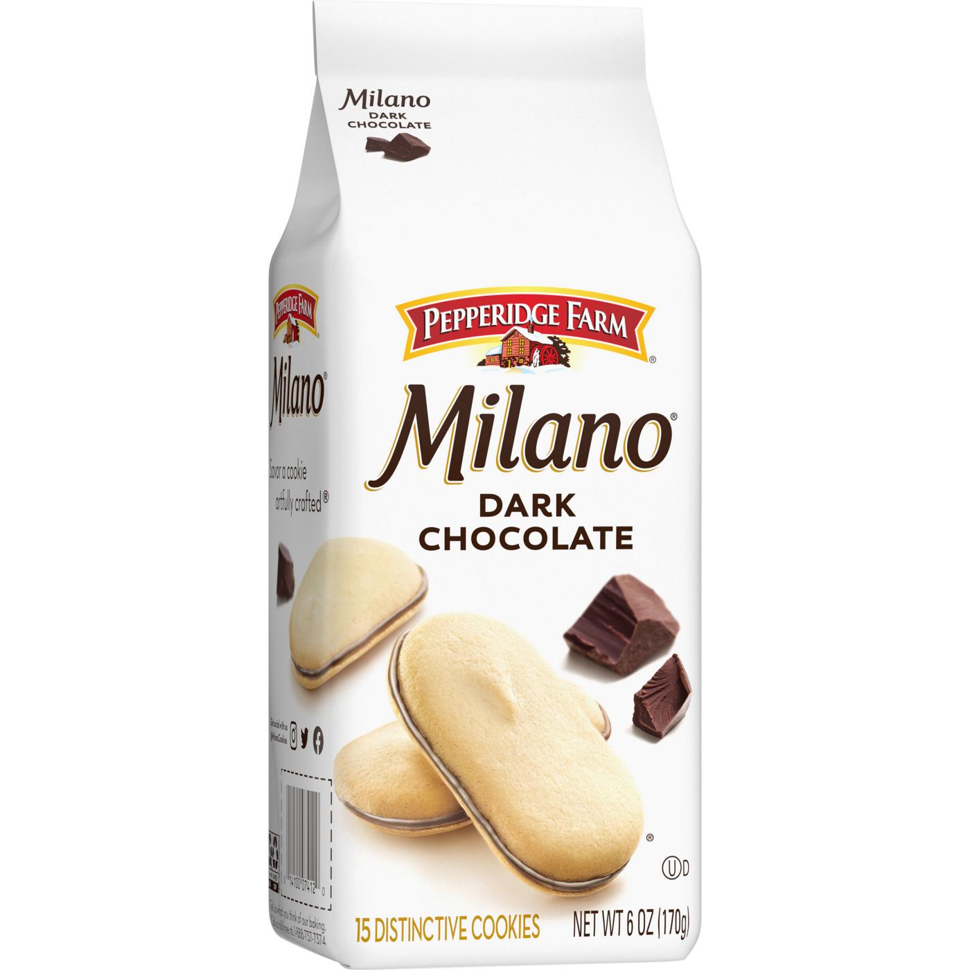 Pepperidge Farm Milano Dark Chocolate Cookies; image 3 of 8