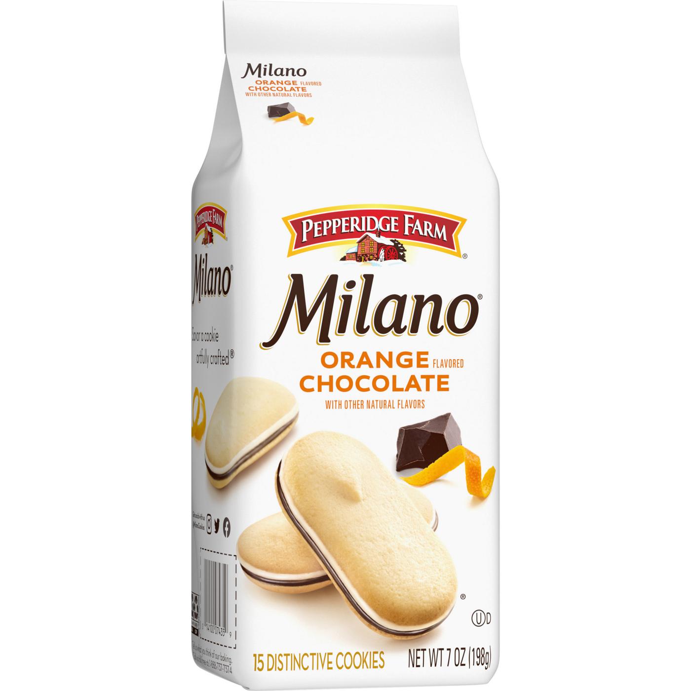 Pepperidge Farm Milano Orange Chocolate Cookies; image 7 of 9