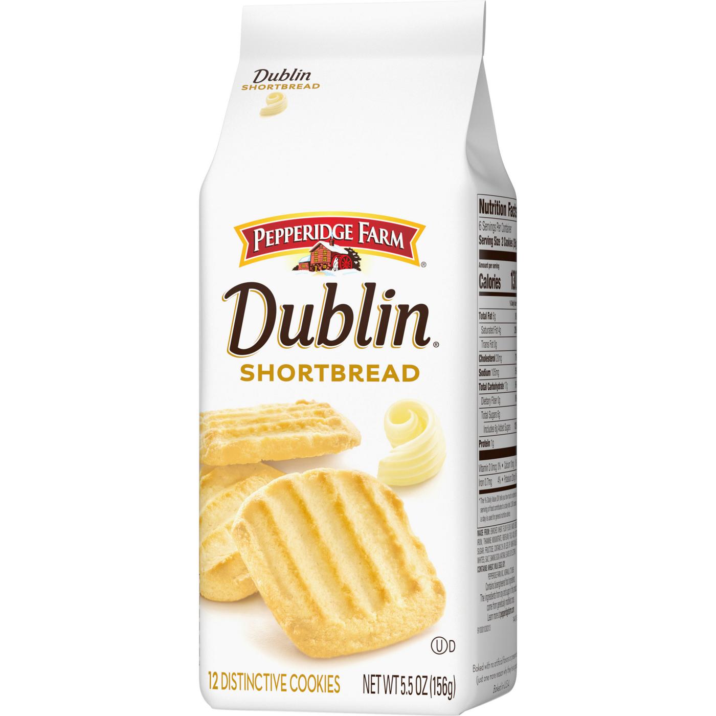 Pepperidge Farm Dublin Shortbread Cookies; image 5 of 9