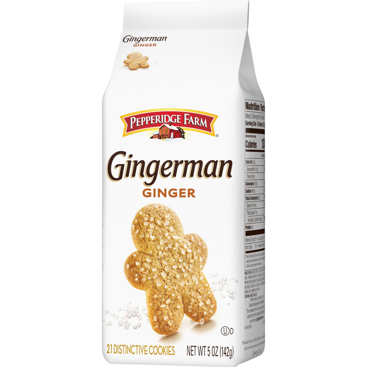 Pepperidge Farm Gingerman Cookies; image 2 of 9