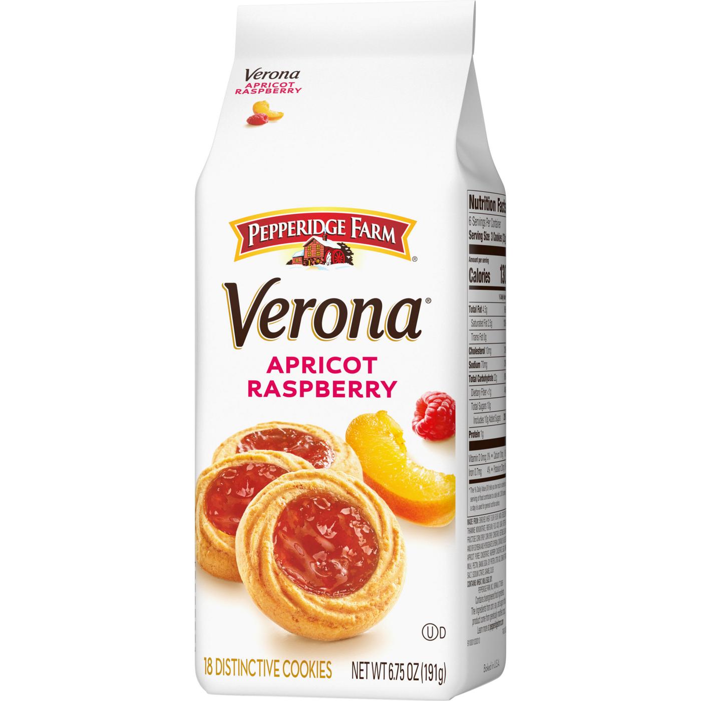 Pepperidge Farm Verona Apricot Raspberry Thumbprint Cookies; image 4 of 9