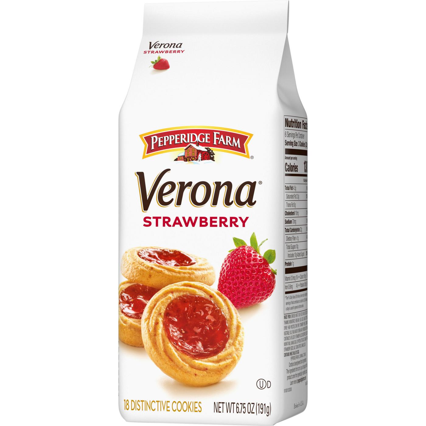 Pepperidge Farm Verona Strawberry Thumbprint Cookies; image 7 of 9