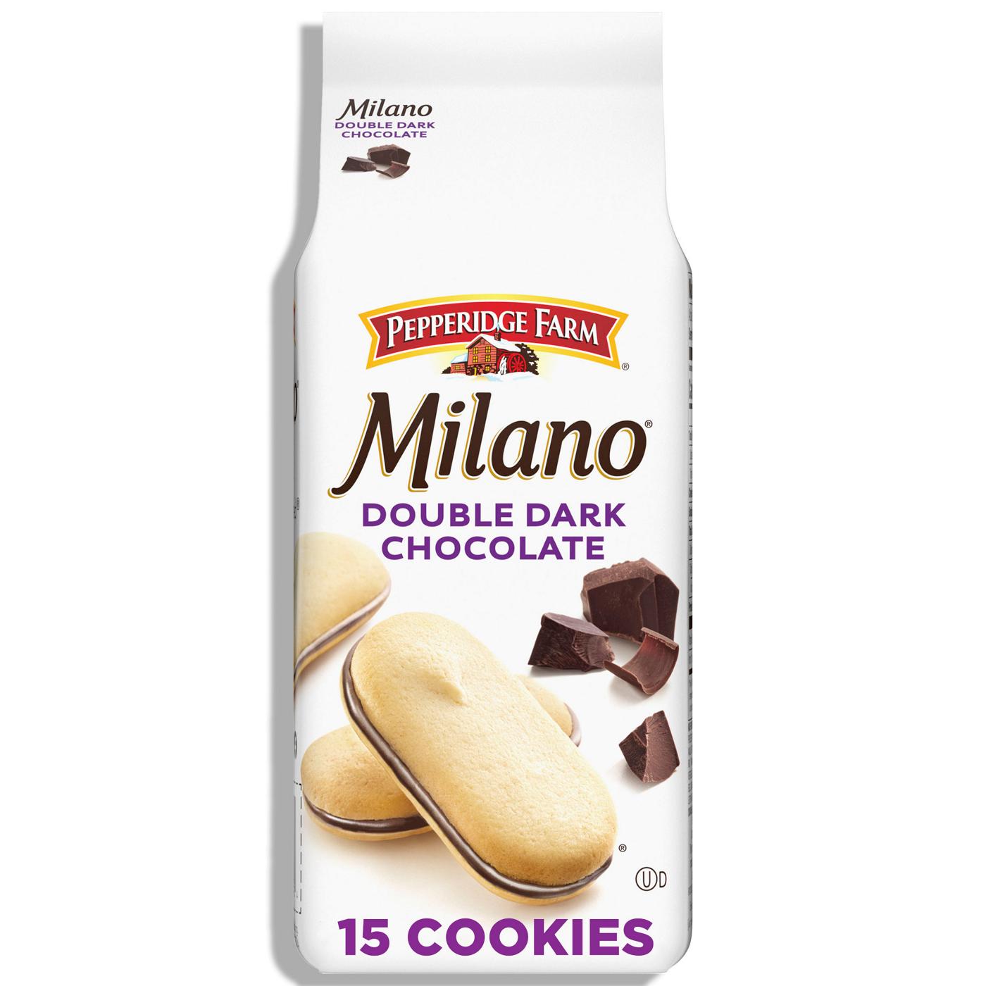 Pepperidge Farm Milano Double Dark Chocolate Cookies; image 1 of 8