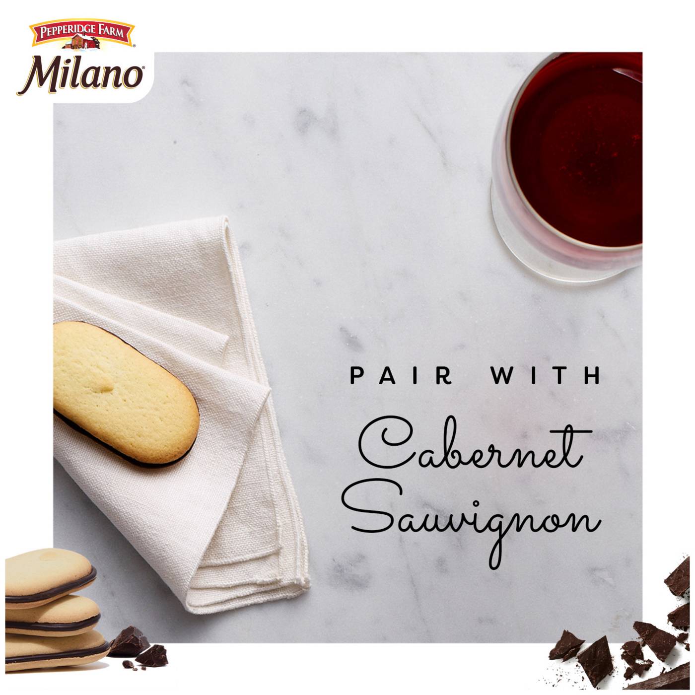 Pepperidge Farm Milano Double Dark Chocolate Cookies; image 2 of 9