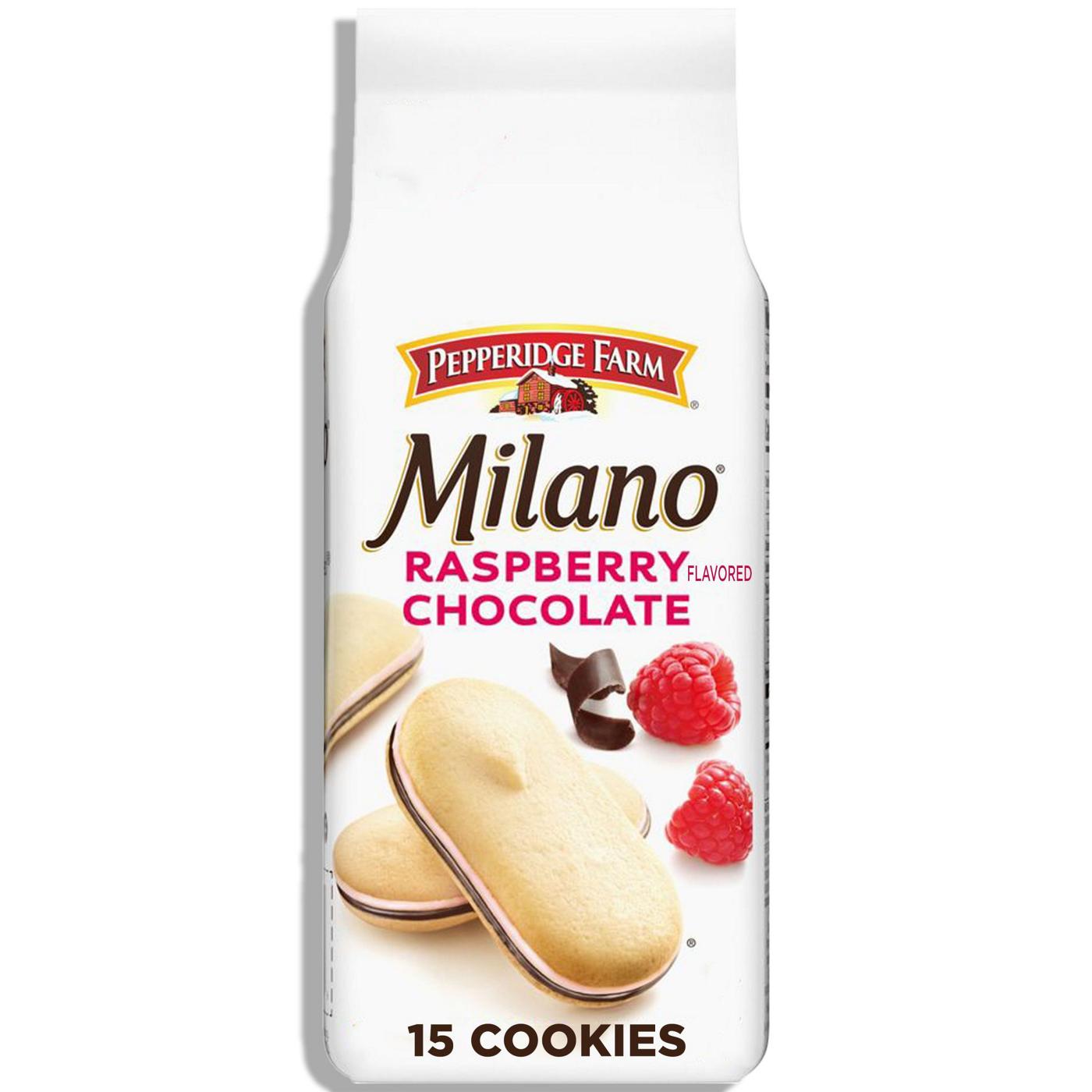 Pepperidge Farm Milano Raspberry Flavored Chocolate Cookies; image 1 of 9