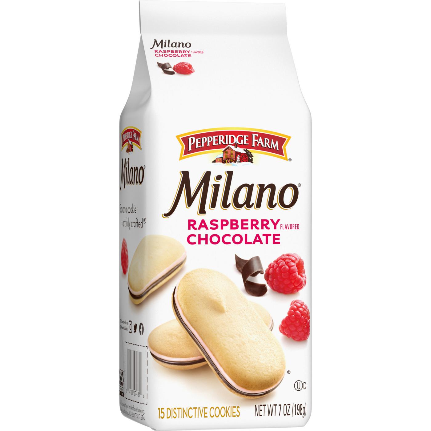 Pepperidge Farm Milano Raspberry Flavored Chocolate Cookies; image 3 of 9