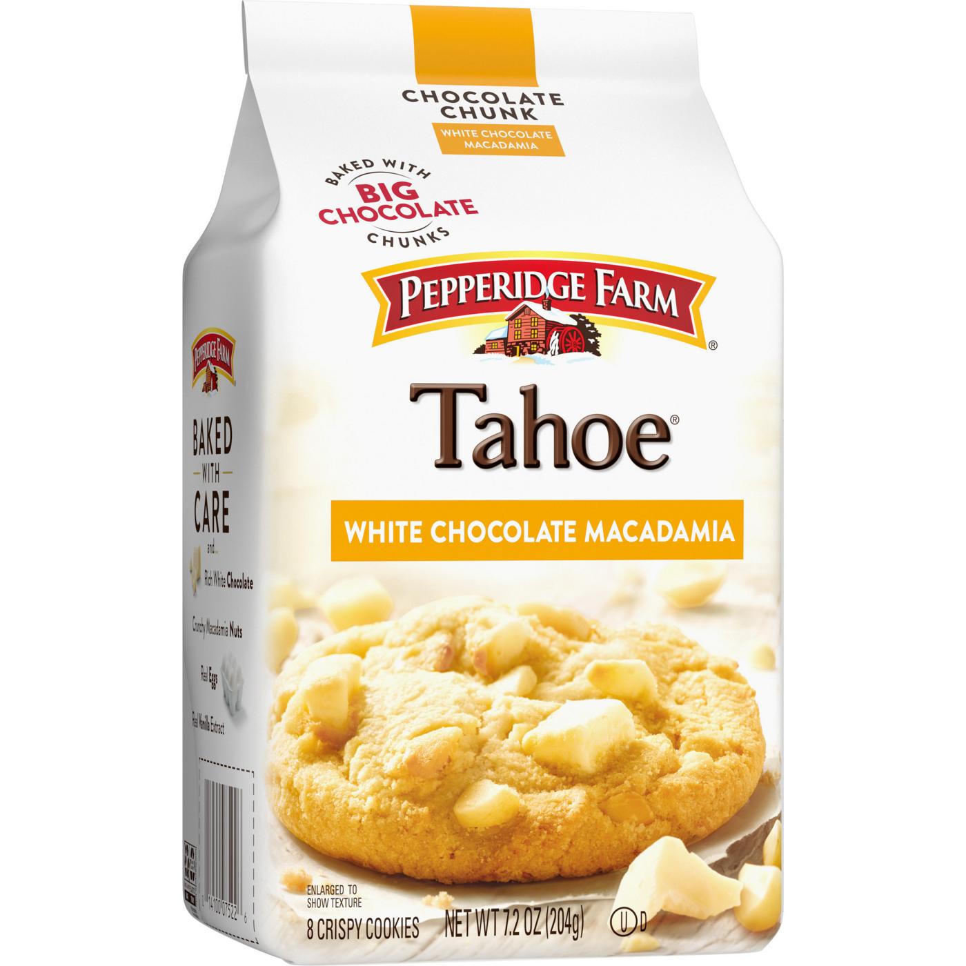 Pepperidge Farm Tahoe Crispy White Chocolate Macadamia Nut Cookies; image 7 of 9