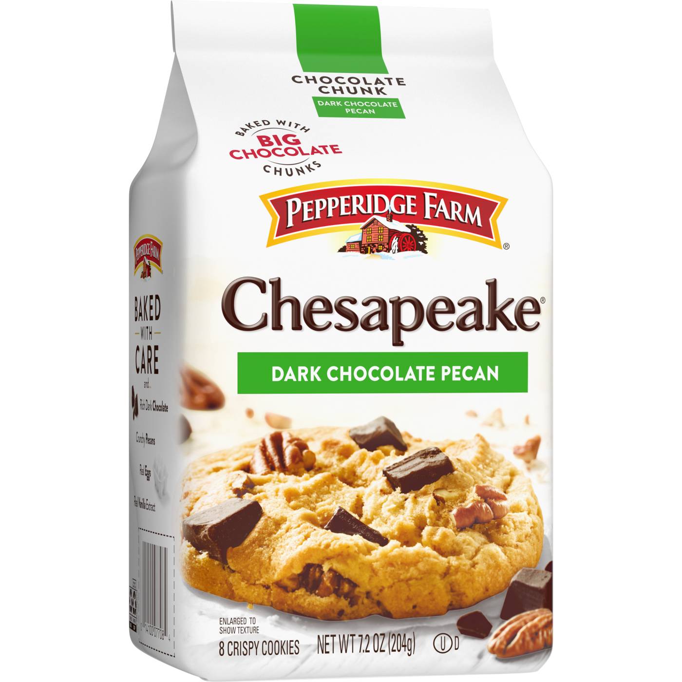 Pepperidge Farm Chesapeake Crispy Dark Chocolate Pecan Cookies; image 7 of 9