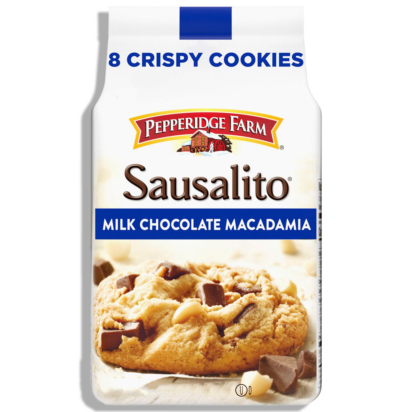 Pepperidge Farm Sausalito Crispy Milk Chocolate Macadamia Nut Cookies; image 1 of 9