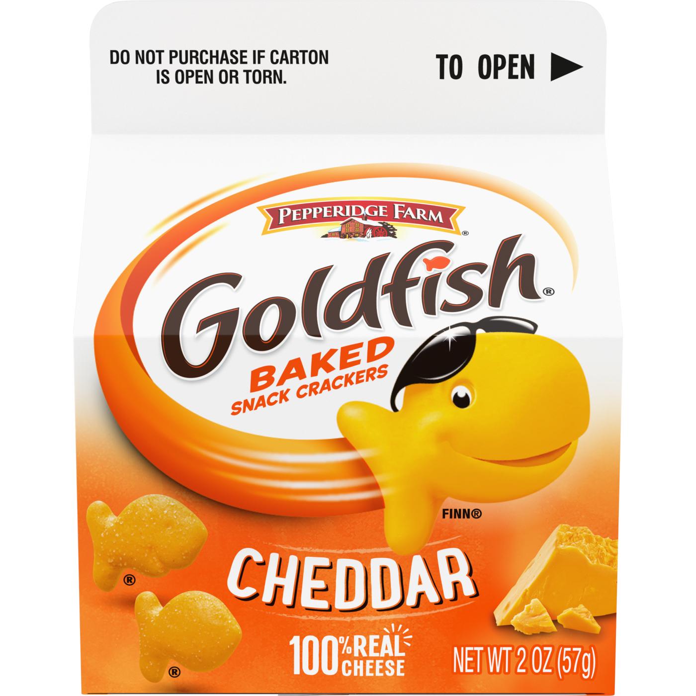 Pepperidge Farm Goldfish Cheddar Cheese Crackers; image 1 of 10