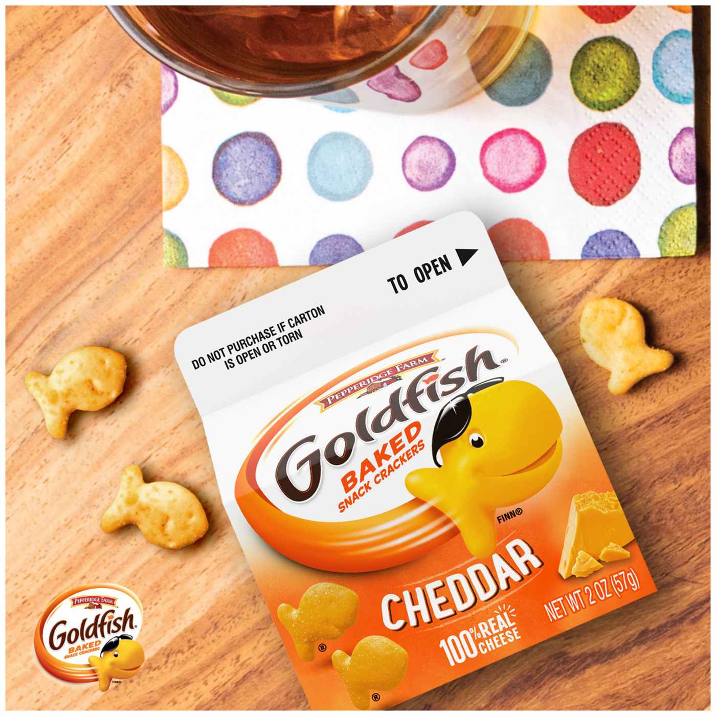 Pepperidge Farm Goldfish Cheddar Cheese Crackers; image 4 of 10