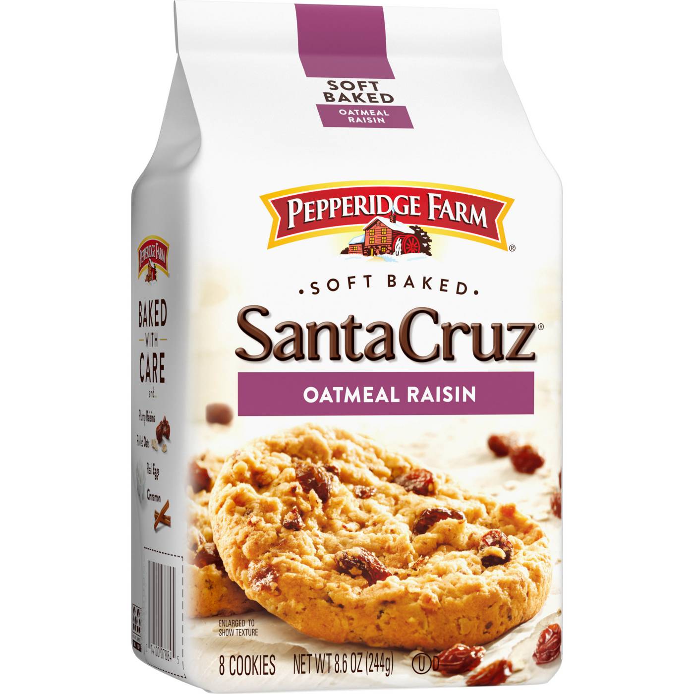 Pepperidge Farm Santa Cruz Soft Baked Oatmeal Raisin Cookies; image 4 of 9