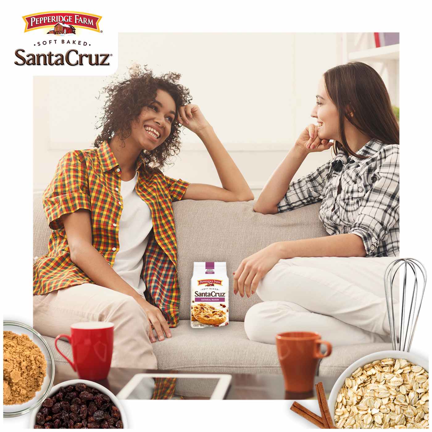 Pepperidge Farm Santa Cruz Soft Baked Oatmeal Raisin Cookies; image 7 of 9