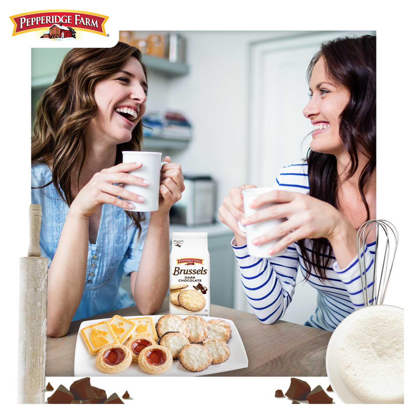 Pepperidge Farm Brussels Chocolate Lace Cookies; image 3 of 9