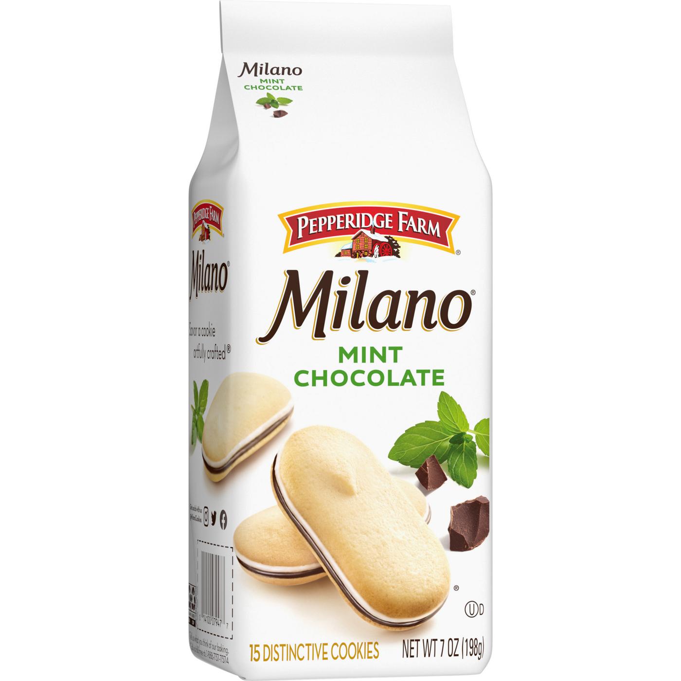 Pepperidge Farm Milano Mint Chocolate Cookies; image 6 of 8