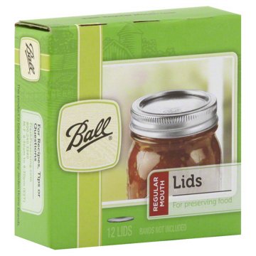 Ball Regular Mouth Lids, 12 ct
