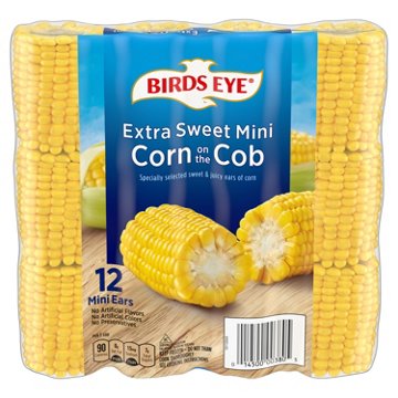 Birds Eye Frozen Extra Sweet Mini Corn on the Cob, 12 ct