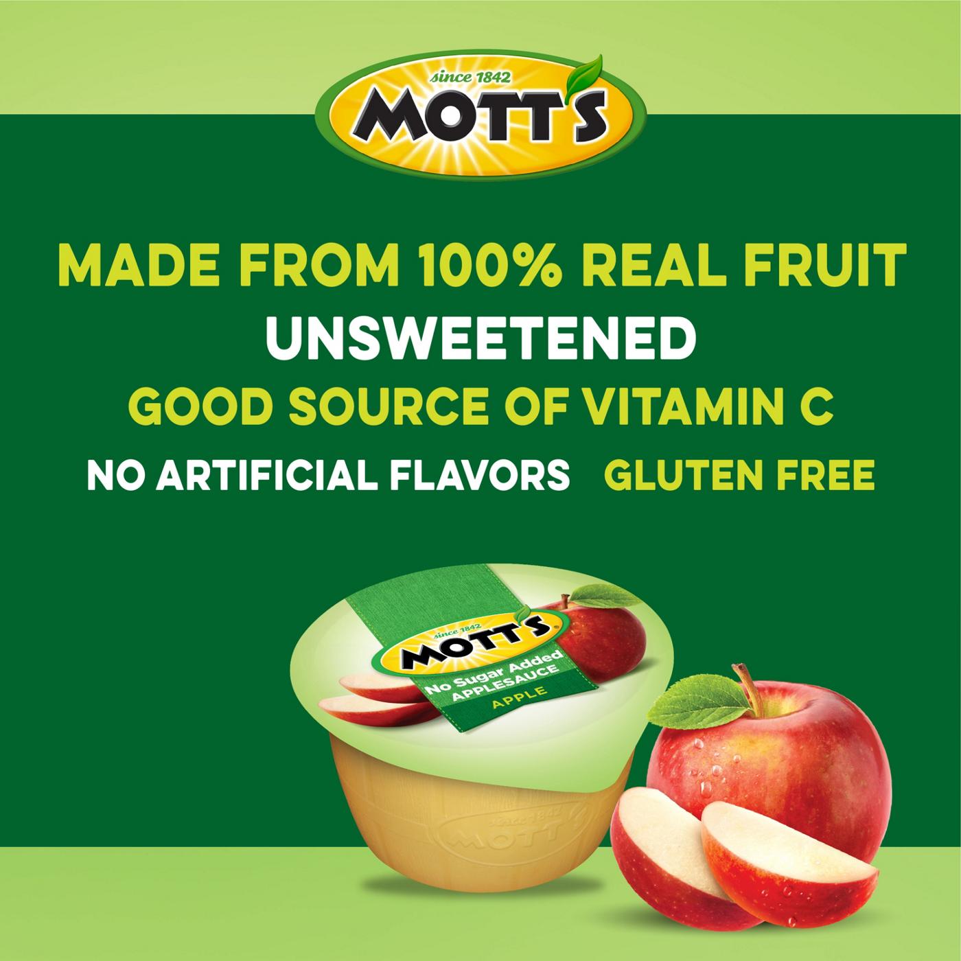 Mott's No Sugar Added Apple Sauce; image 5 of 7