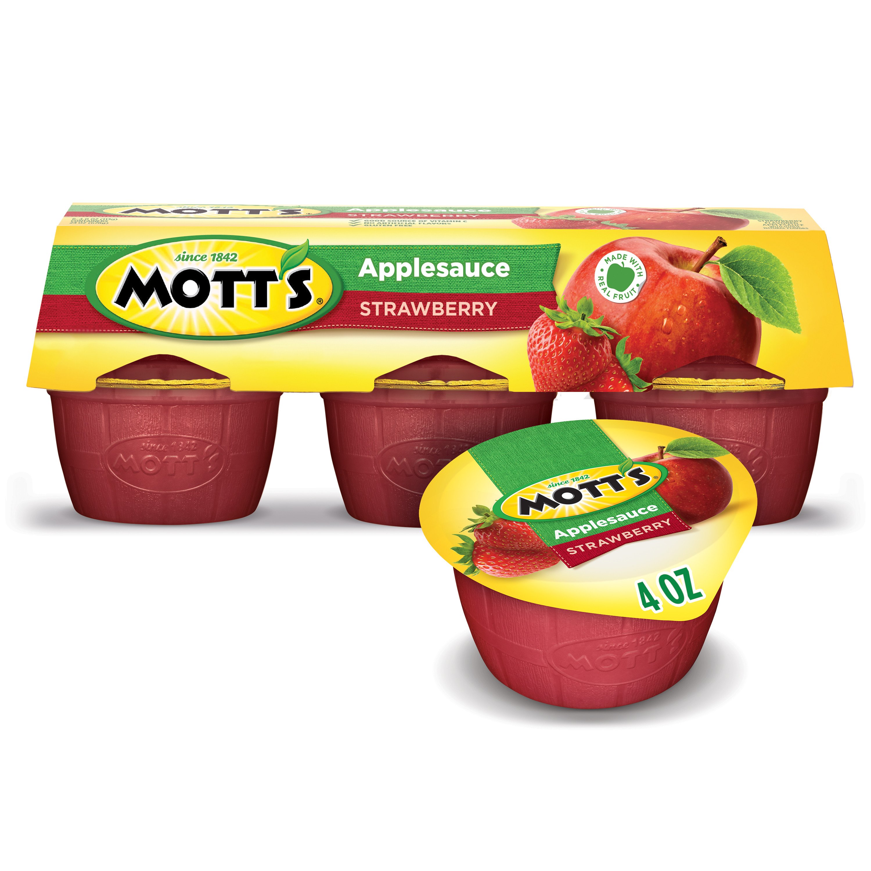 Mott's Strawberry Apple Sauce Shop Canned & Dried Food at HEB