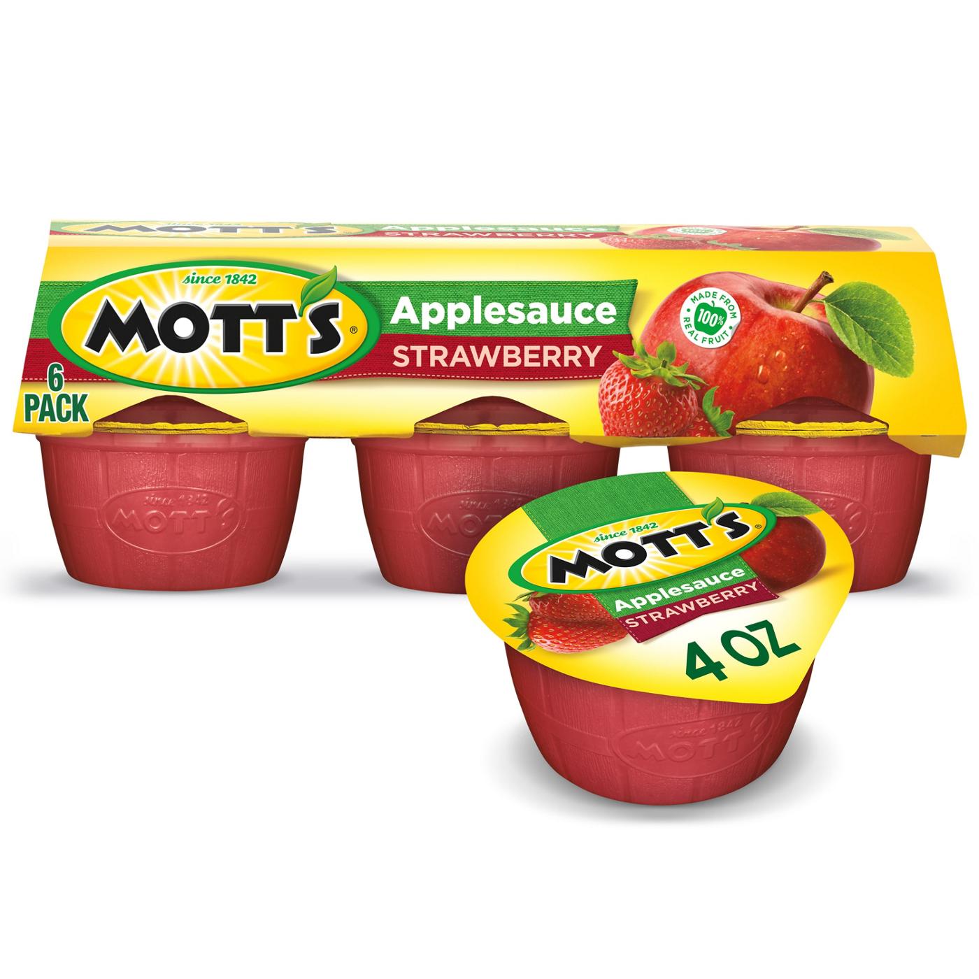 Mott's Strawberry Apple Sauce; image 5 of 7
