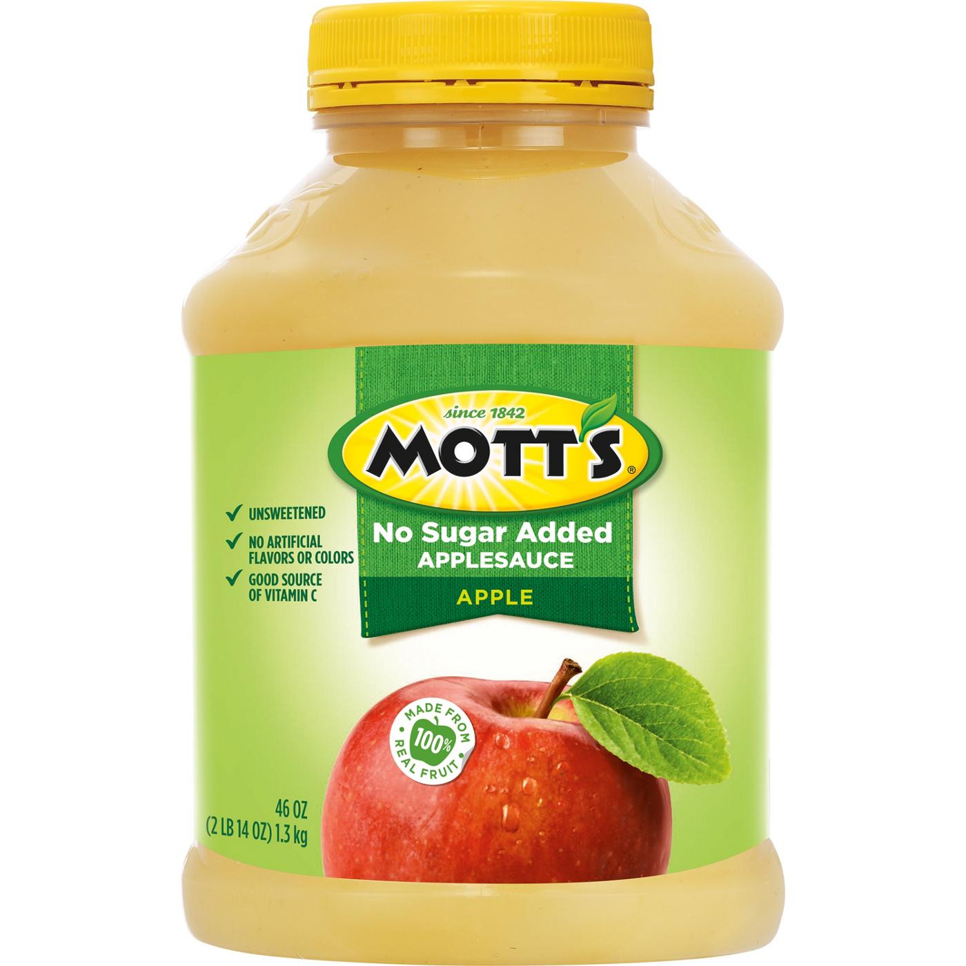 Mott's No Sugar Added Apple Sauce; image 1 of 5