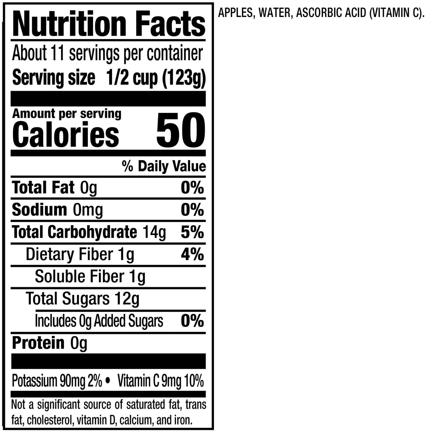 Mott's No Sugar Added Applesauce; image 7 of 8