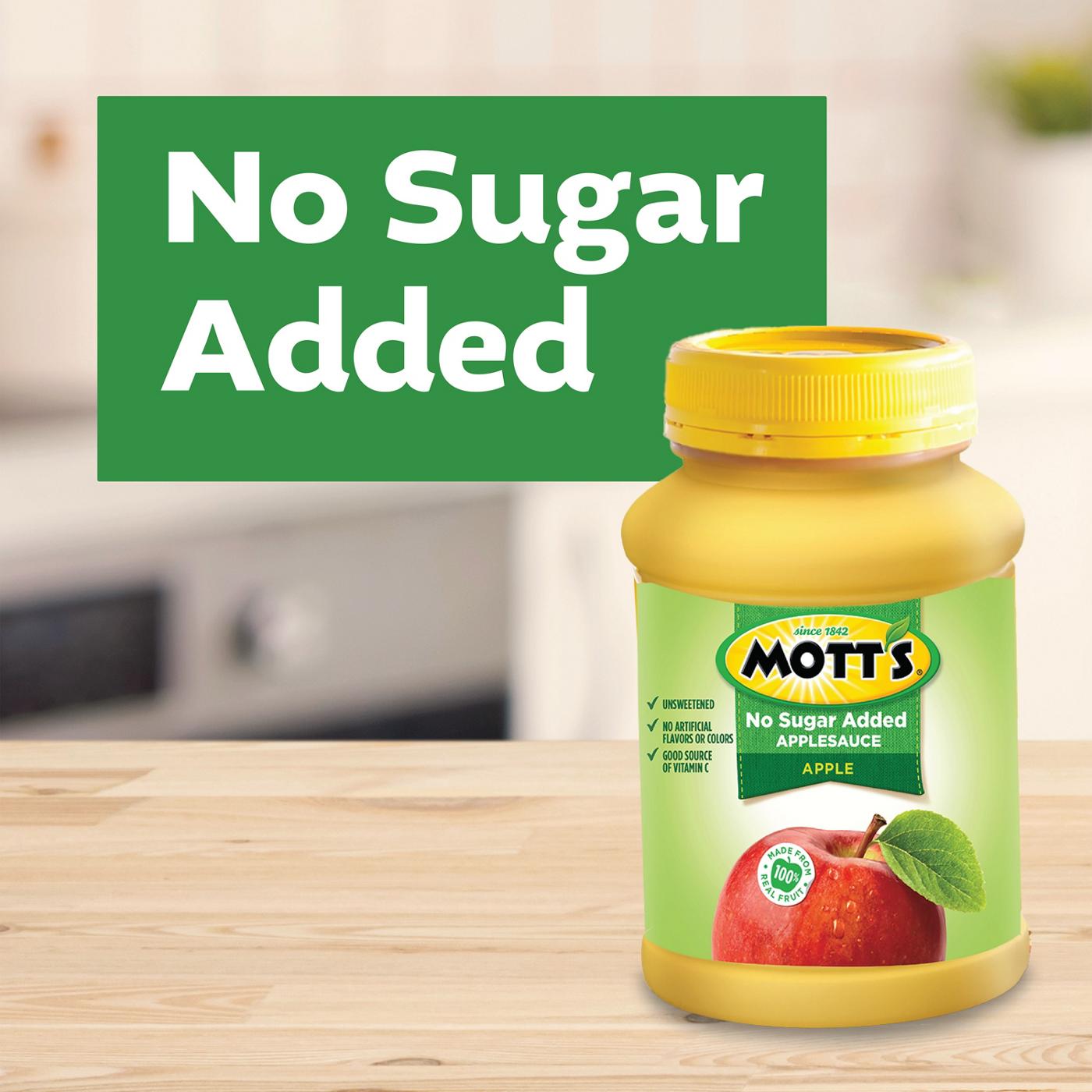 Mott's No Sugar Added Applesauce; image 8 of 8