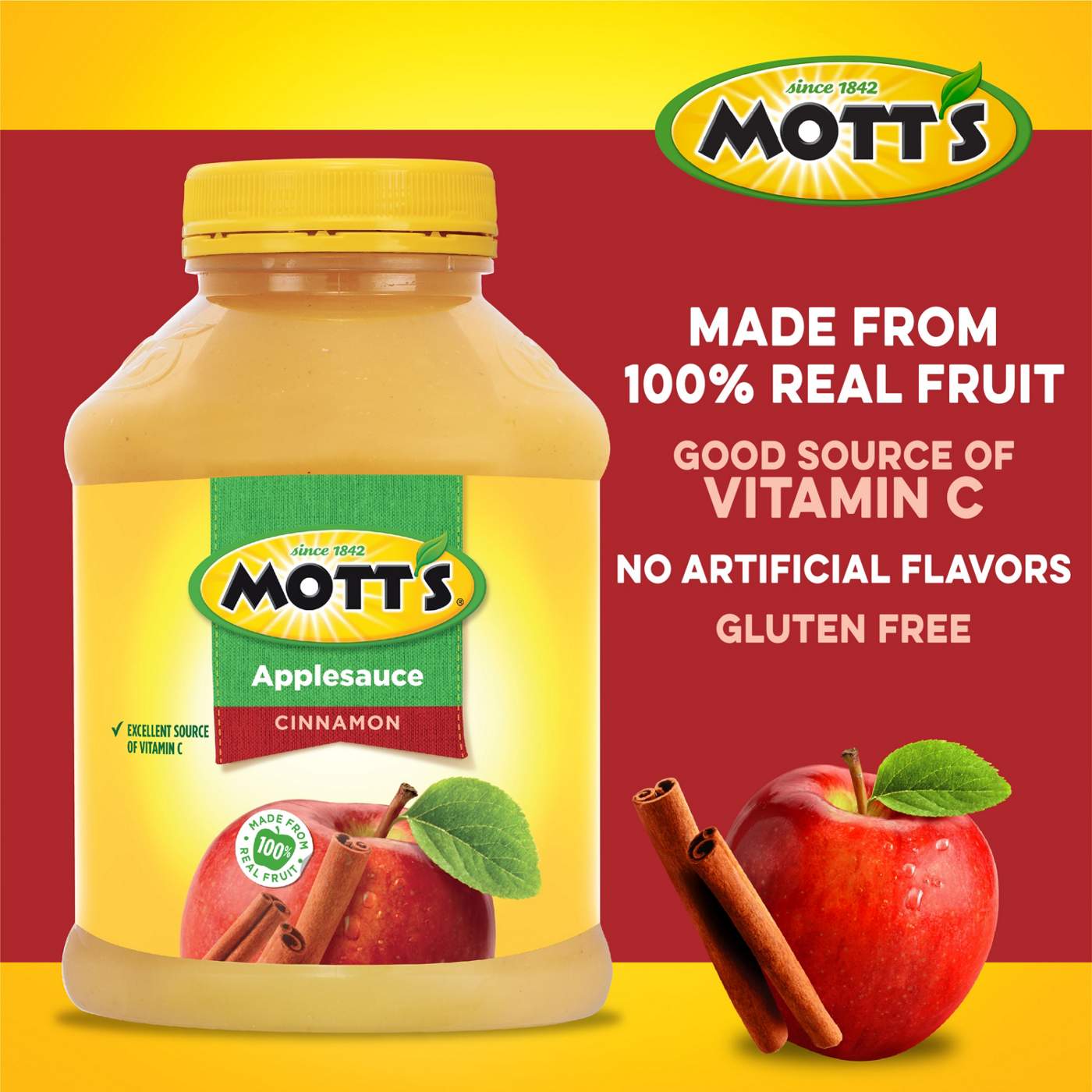 Mott's Cinnamon Apple Sauce; image 3 of 4