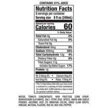 Clamato Original Tomato Cocktail Mixer