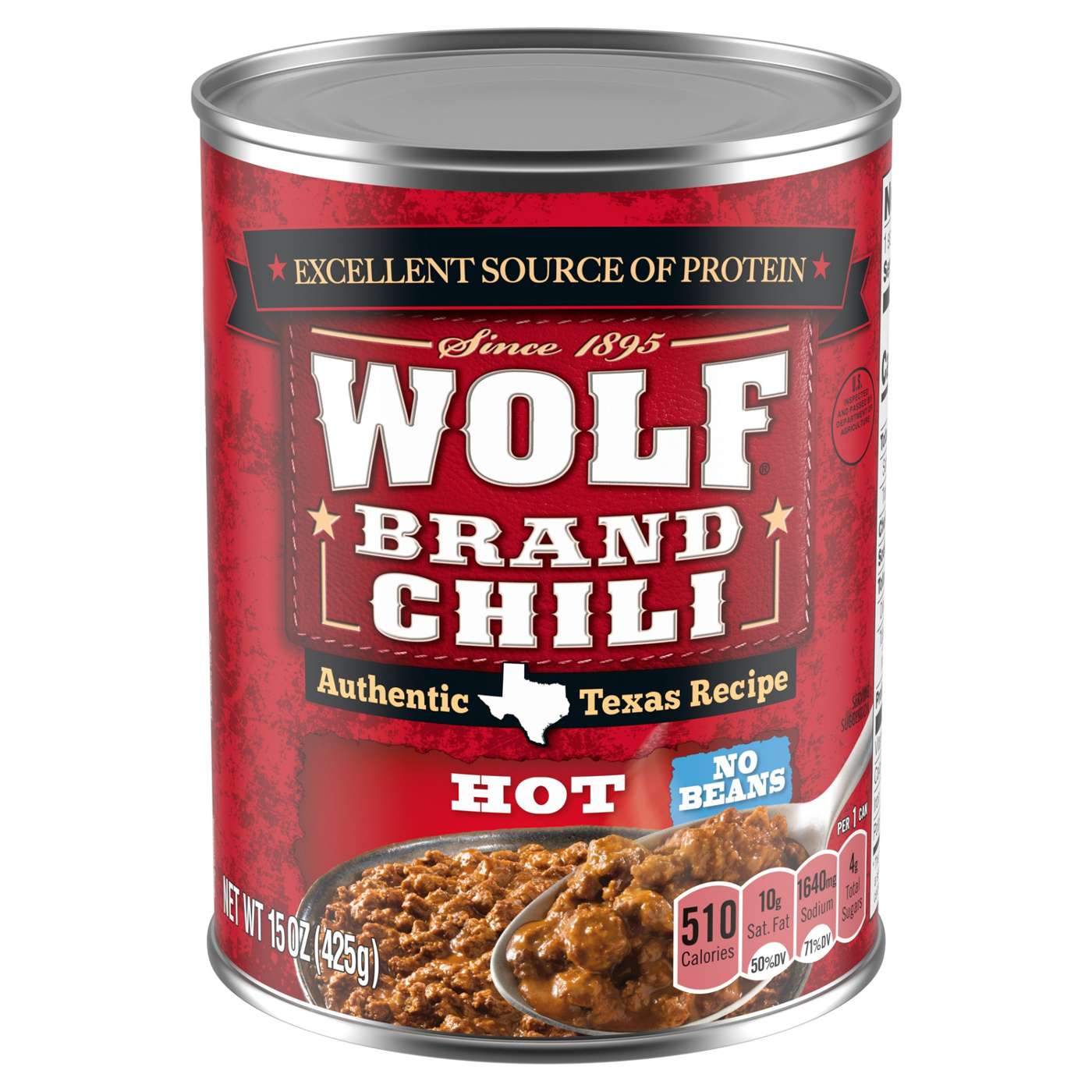 Wolf Hot Chili No Beans; image 1 of 6