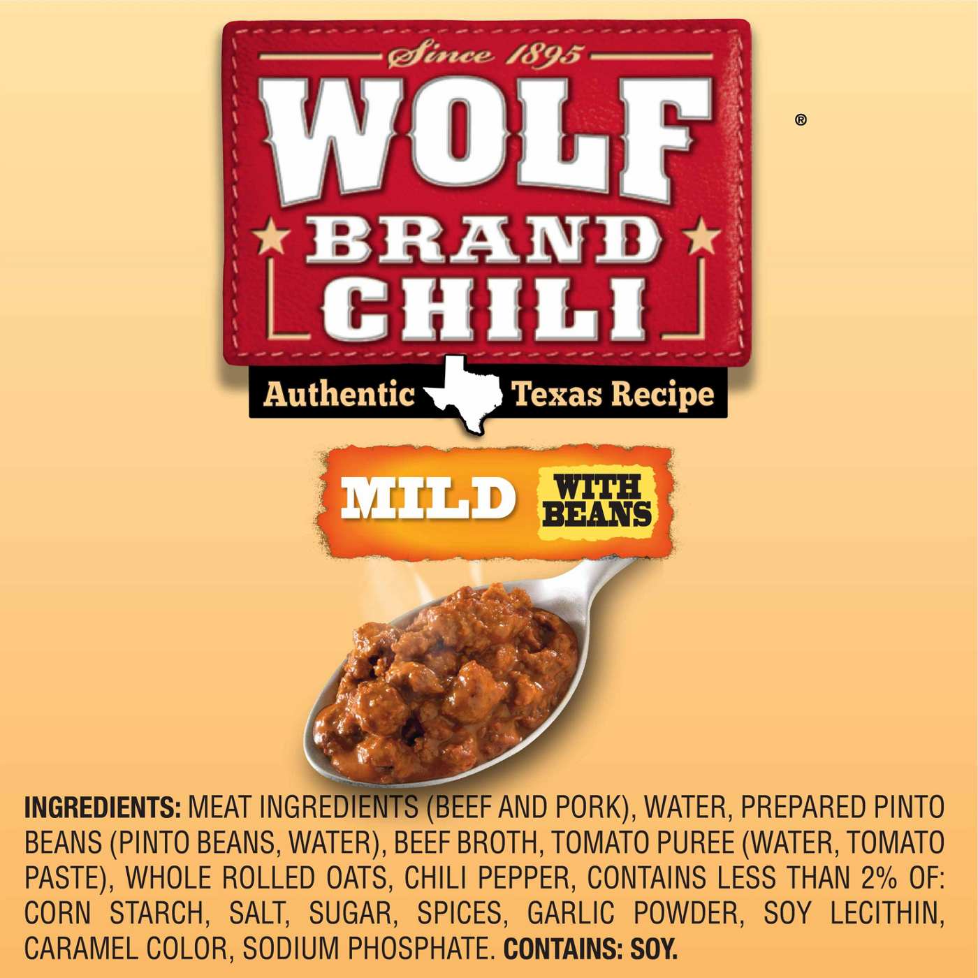 Wolf Mild Chili with Beans; image 5 of 6