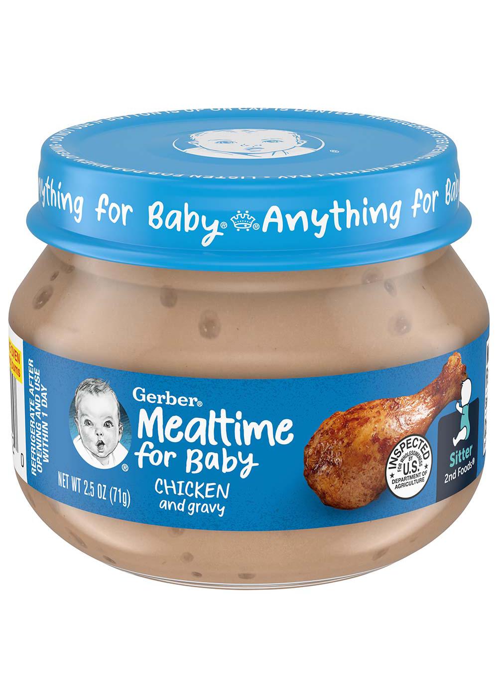 Gerber Mealtime for Baby 2nd Foods - Chicken & Gravy; image 1 of 2