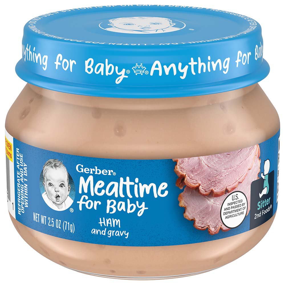 Gerber Mealtime for Baby 2nd Foods - Ham & Gravy - Shop Baby food at H-E-B