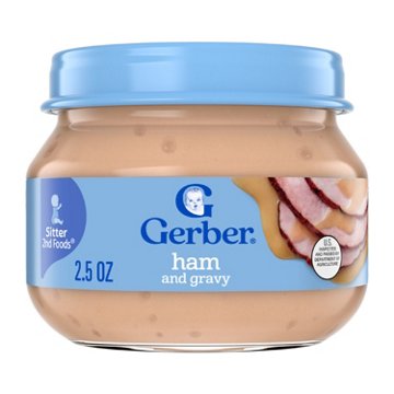 Gerber Mealtime for Baby 2nd Foods - Ham & Gravy, 2.5 oz
