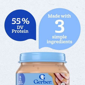 Gerber Mealtime for Baby 2nd Foods - Ham & Gravy, 2.5 oz