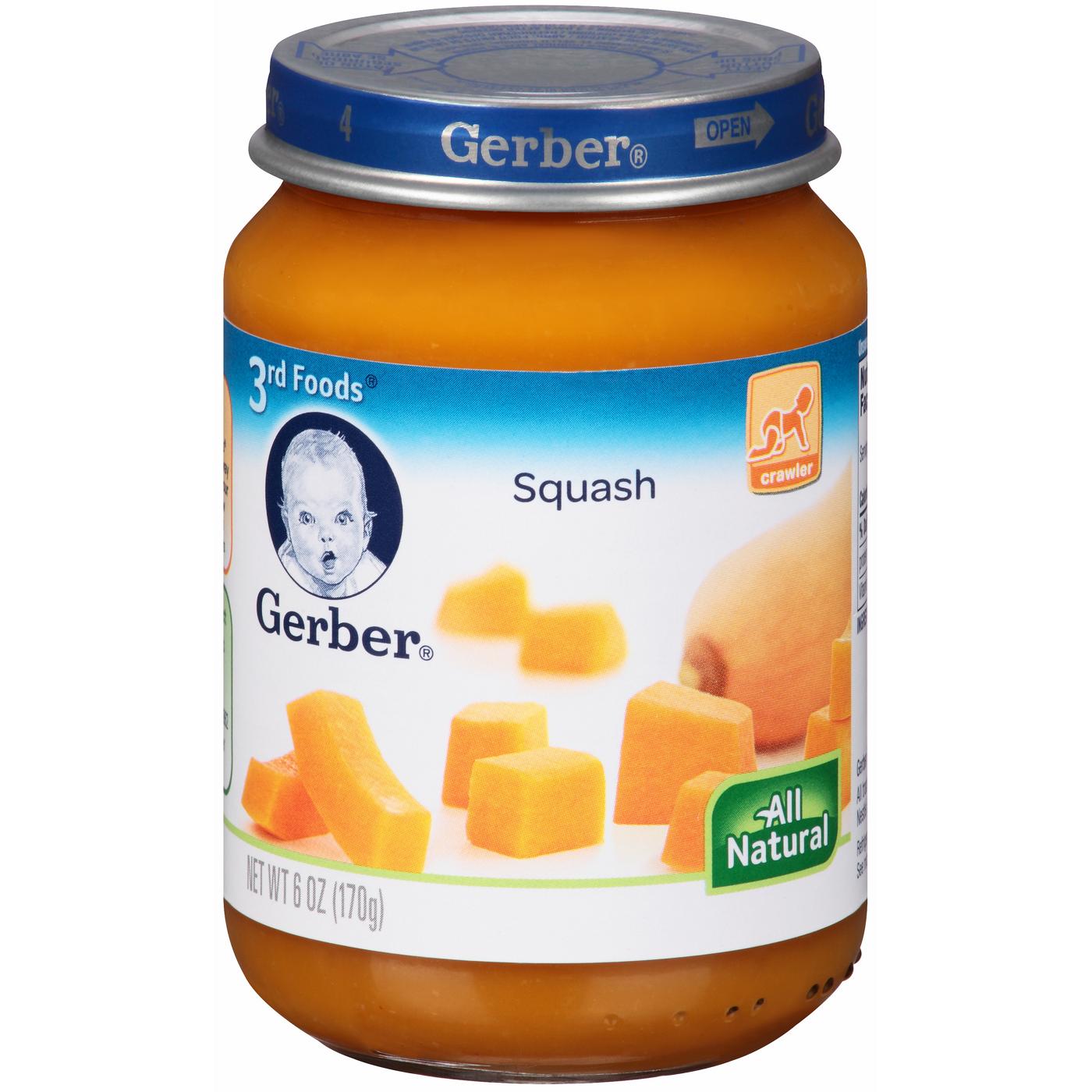 Gerber 3rd Foods - Squash; image 1 of 2