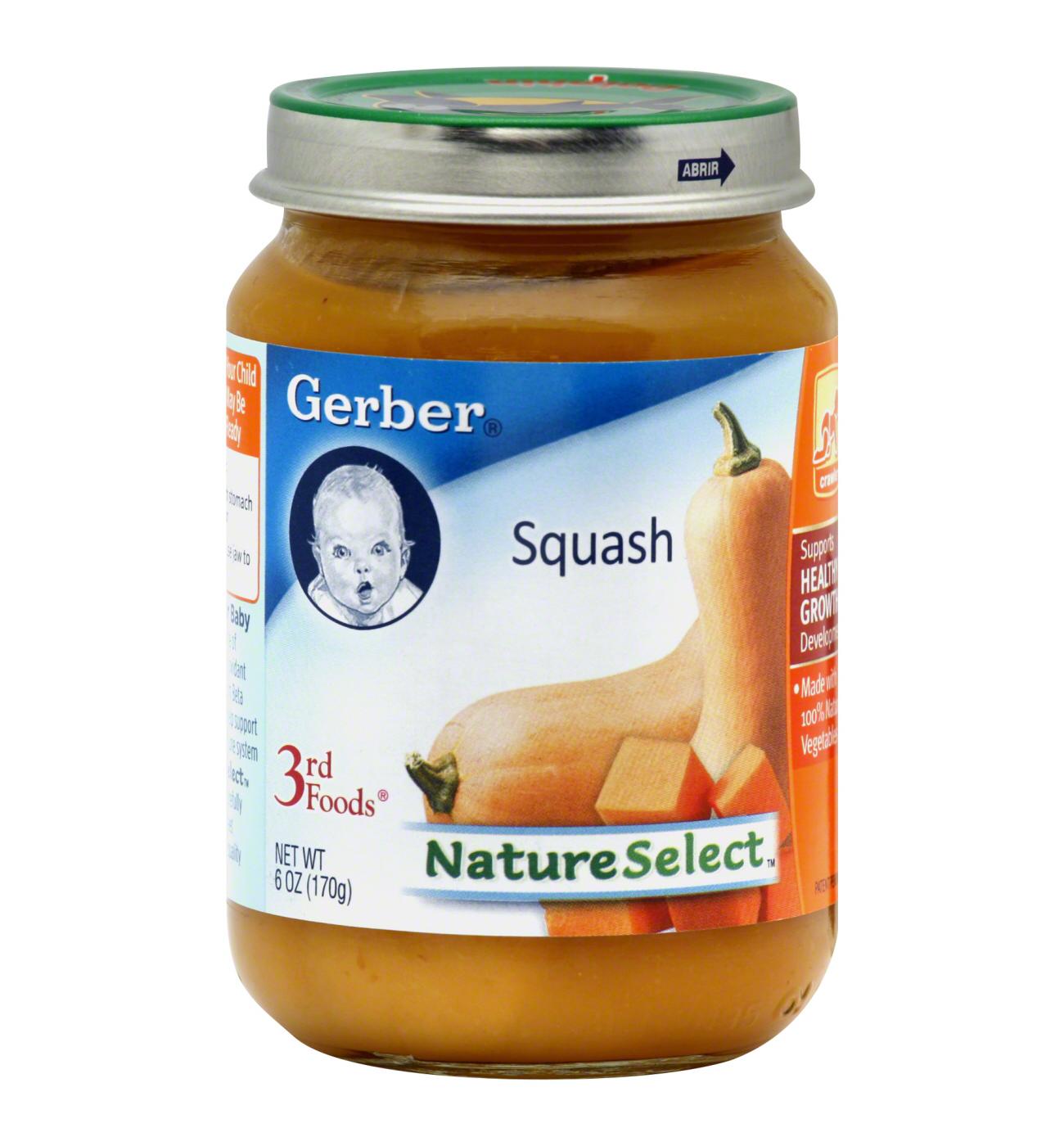 Gerber 3rd Foods - Squash; image 2 of 2