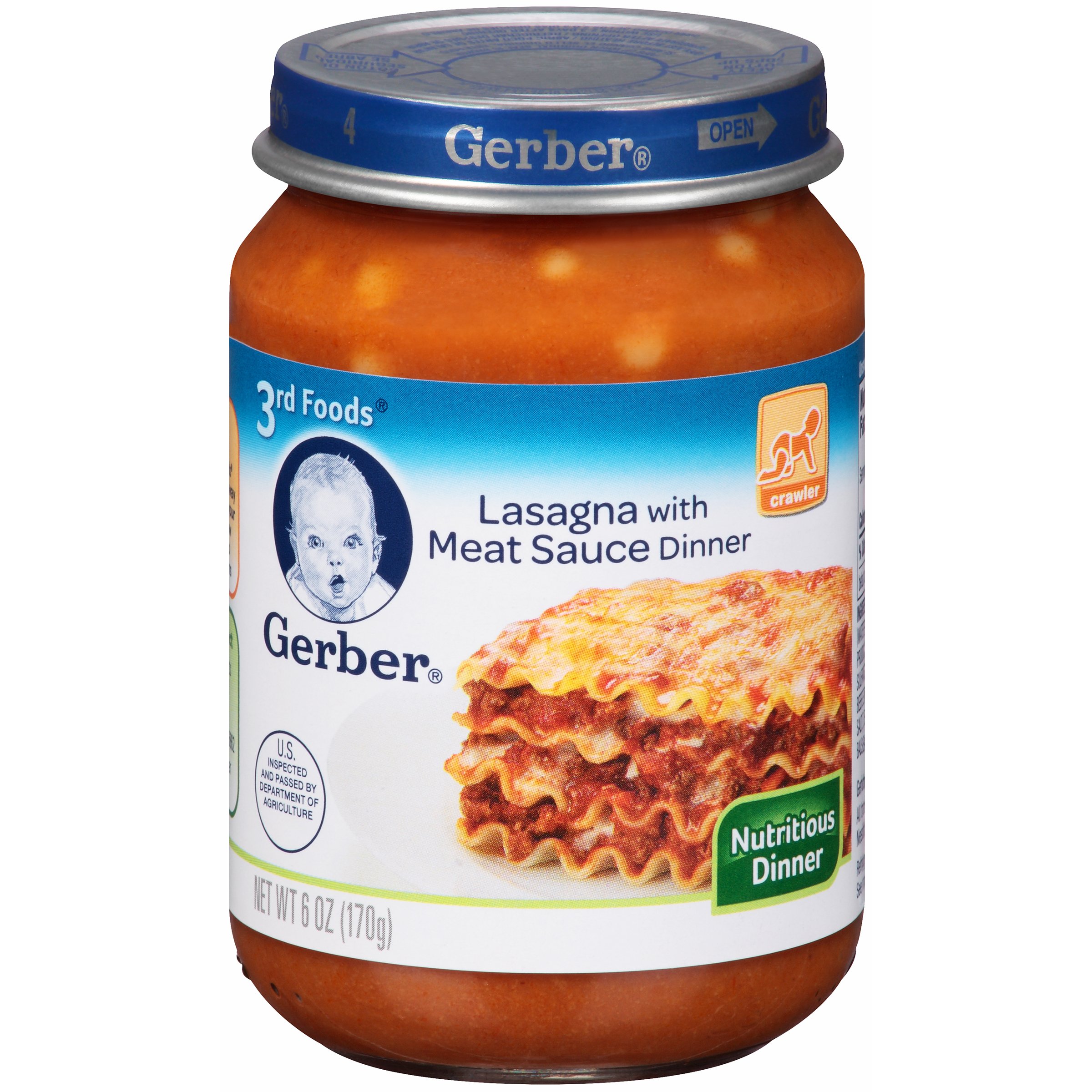 Gerber 3rd Foods Lasagna with Meat Sauce Dinner - Shop ...