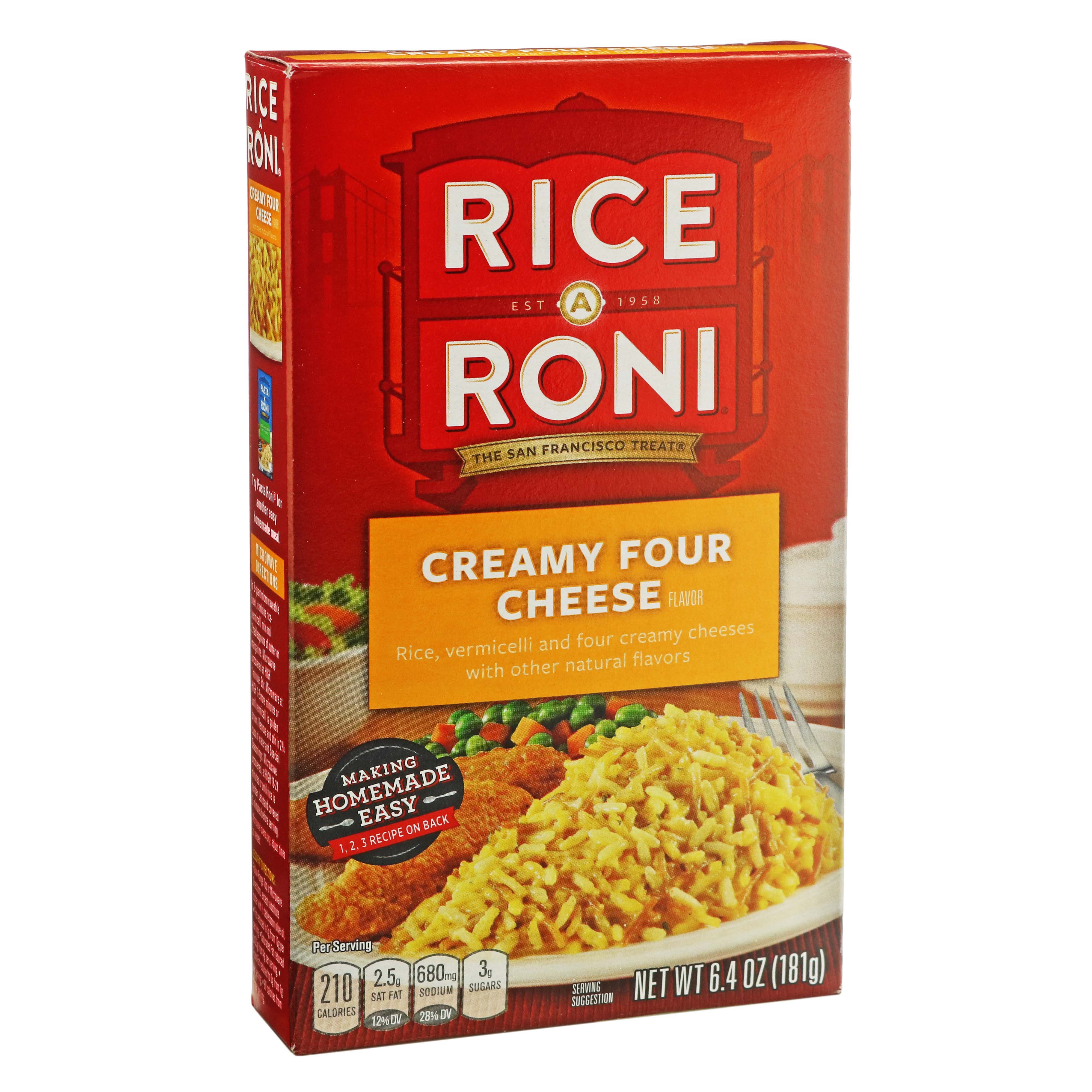 Rice A Roni Creamy Four Cheese Rice - Shop Rice & Grains at H-E-B