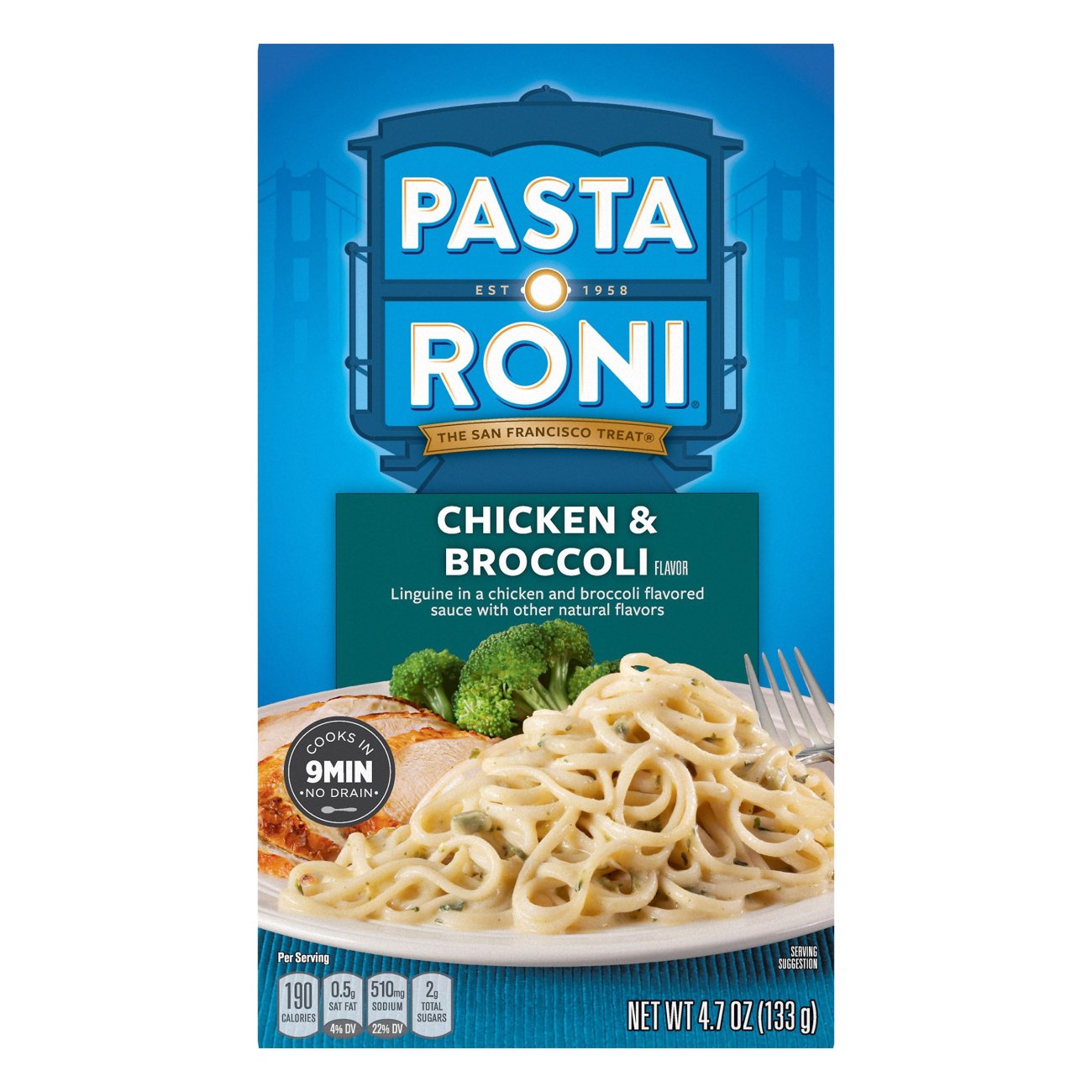 Pasta Roni Chicken and Broccoli Linguini Shop Pantry meals at HEB